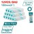 TOTAL CONJUNTO ROLO DE PINTURA 12PCS THRC560412  Total Herramientas Oficial