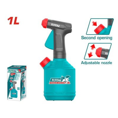 TOTAL PULVERIZADOR  1L  INDICADOR DE NÍVEL E BICO AJUSTÁVEL THSPP30102   Total Herramientas Oficial