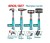 TOTAL CONJUNTO DE MARTELOS COM CABO DE FIBRA DE VIDRO 4PCS THCH6004 Total Herramientas Oficial