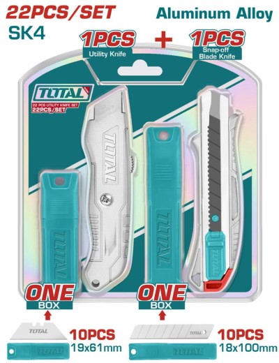 TOTAL CONJUNTO ESTILETE 22PCS THT515226  Total Herramientas Oficial