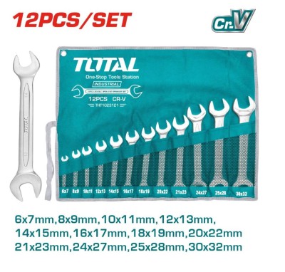 TOTAL KIT CHAVE COMBINADA  12PCS  THT1023121  Total Herramientas Oficial