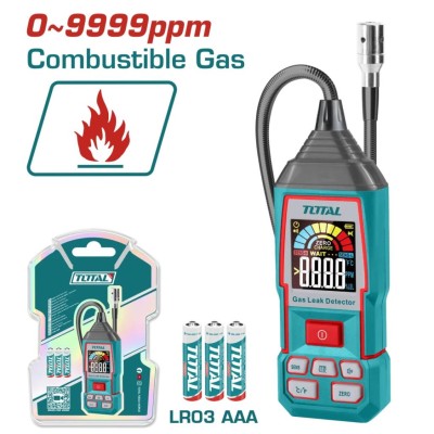 TOTAL DETECTOR DE GÁS COMBUSTÍVEL TETGA031  Total Herramientas Oficial