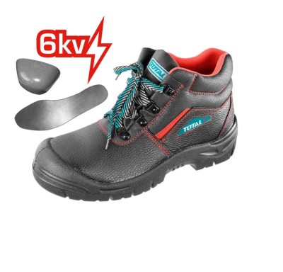 TOTAL BOTAS DE SEGURANÇA  TSP207IDSB.45  PRETO/VERMELHO Total Herramientas Oficial