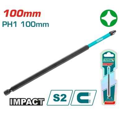 TOTAL  BITS PHILIPS TACIM71PH1100   PH1X100MM Total Herramientas Oficial