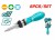 TOTAL CONJUNTO DE CHAVES DE FENDA COM CATRACA 8PCS  TACSD30086 Total Herramientas Oficial