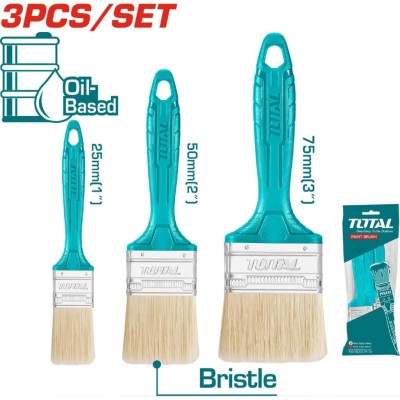 TOTAL CONJUNTO DE PINCEIS DE PINTURA 3PCS  THT8450301  Total Herramientas Oficial