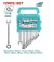 TOTAL  KIT CHAVE CATRACA 12PCS  THT102RK0126 Total Herramientas Oficial