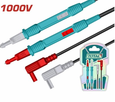 TOTAL CABOE E PONTA PARA MULTITESTER 1000V  TMT31001 Total Herramientas Oficial