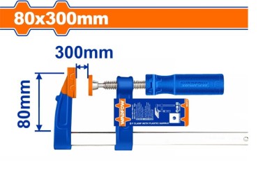 WADFOW GRAMPO SARGENTO EM F 80X 300MM   WCP2181 Total Herramientas Oficial