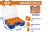 WADFOW ORGANIZADOR DE PLÁSTICO De 16.5 430X350X110MM  WTB1622 Total Herramientas Oficial