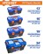 WADFOW  CAIXA DE PLÁSTICO 4PCS  WTB2104  13/16/19/24 Total Herramientas Oficial