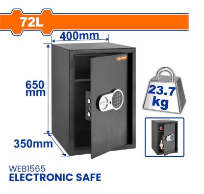 WADFOW COFRE 72L 65X35X40CM  WEB1565    Total Herramientas Oficial