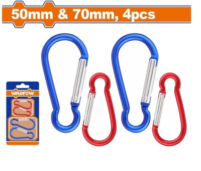 WADFOW CHAVEIRO MOSQUETÃO 4PCS   WQL2K01 Total Herramientas Oficial