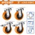 WADFOW  PNEU GIRATÓRIOS  KIT 4PCS WJLS9304  Total Herramientas Oficial