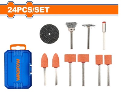 WADFOW  RETIFICADOR  ACESSORIOS 24PCS  WRR4024  Total Herramientas Oficial