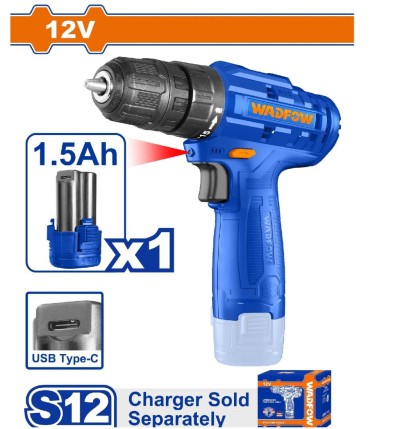 WADFOW PARAFUSADEIRA 12V  20NM WCDS510  Total Herramientas Oficial
