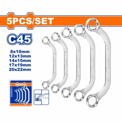 WADFOW KIT CHAVES COMBINADA 5PCS  WFR3405 Total Herramientas Oficial