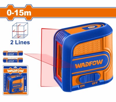 WADFOW NIVEL LASER 3D VERMELHO 15MT 2 LINHAS   WLE1M03 Total Herramientas Oficial