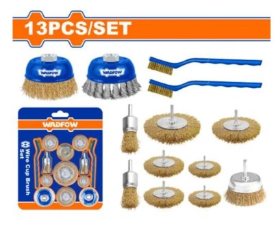 WADFOW  ESCOVA KIT 13PCS  WCE6403  Total Herramientas Oficial