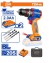 WADFOW PARAFUSADEIRA DE IMPACTO  MOTOR SEM ESCOVAS  WCDP7281 20V 2B 2AH 72NM Total Herramientas Oficial