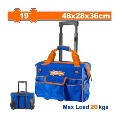 WADFOW BOLSA DE FERRAMENTAS COM RODAS 19  WTGR102 Total Herramientas Oficial