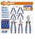 WADFOW KIT ALICATE COMBINADOS  7PCS   WPS0617   Total Herramientas Oficial