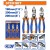 WADFOW ALICATE ERGONÔMICO FUNCIONAL 3PCS    WPS0413   Total Herramientas Oficial