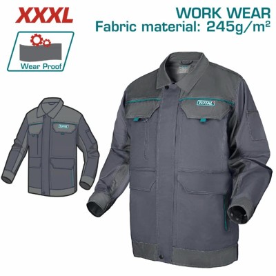 TOTAL JAQUETA DE TRABALHO TSP6011.XXXL Total Herramientas Oficial