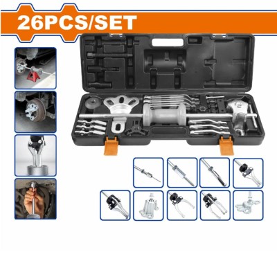 WADFOW CONJUNTO DE EXTRATOR DE MARTELO DESLIZANTE  26PCS   WGP5D10 Total Herramientas Oficial
