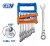 WADFOW KIT LLAVE COMBINADA C/ TRINQUETE WSP5212 12PCS Total Herramientas Oficial