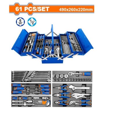 WADFOW  KIT DE FERRAMENTAS  61PCS  WHS4B61  Total Herramientas Oficial