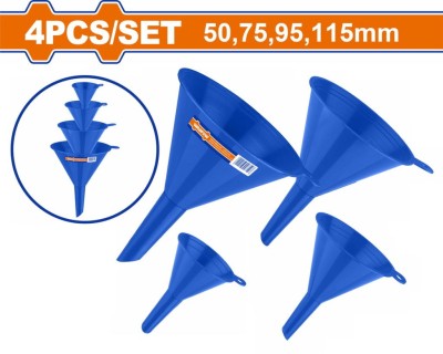 WADFOW KIT DE FUNIL 4PCS  WUFS2304 Total Herramientas Oficial