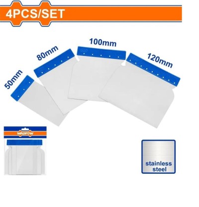 WADFOW  KIT DE ESPÁTULAS  4PCS WPT4E41 Total Herramientas Oficial