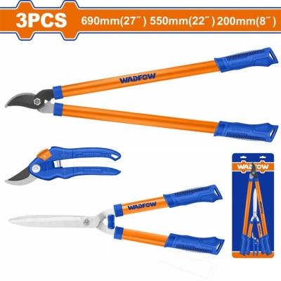 WADFOW CONJUNTO DE  TESOURAS DE PODA 3PCS  WPR3E03 Total Herramientas Oficial