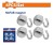WADFOW CONJUNTO  DE GANCHOS MAGNETICOS 4PCS WZE2K11 Total Herramientas Oficial