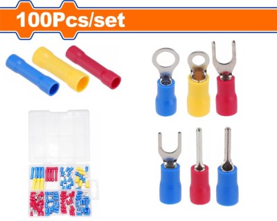 WADFOW CONJUNTO DE TERMINAIS 100PCS  WTT1B01 Total Herramientas Oficial
