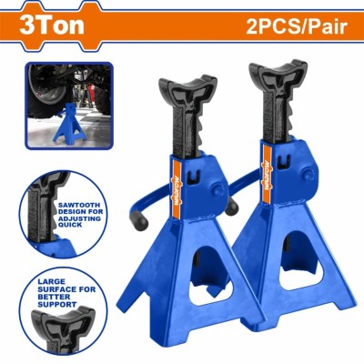 WADFOW JOGO DE  CAVALETE 2PCS 3 TON  WHJS0301 WHJS0301 Total Herramientas Oficial