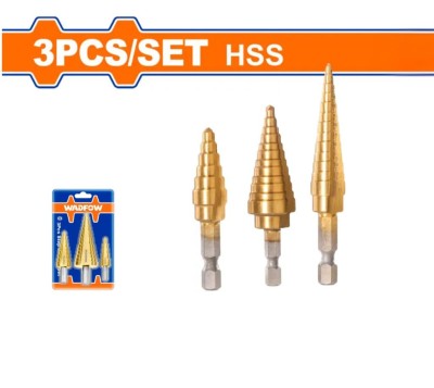 WADFOW BROCA ETAPAS  3PCS  WJD3606 Total Herramientas Oficial