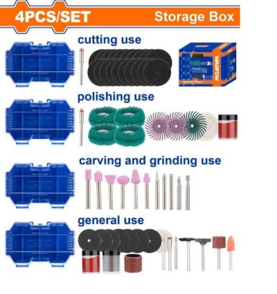 WADFOW ACESSÓRIOS PARA RETIFICADOR 4PCS/SET   WRR8001 Total Herramientas Oficial
