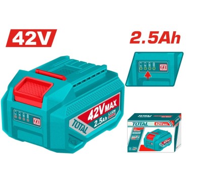 TOTAL  BATERIA 42V 2.5AH  TFBLI42251  Total Herramientas Oficial