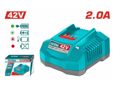 TOTAL  CARREGADOR 42V  UTFCLI42021 110VOLT Total Herramientas Oficial
