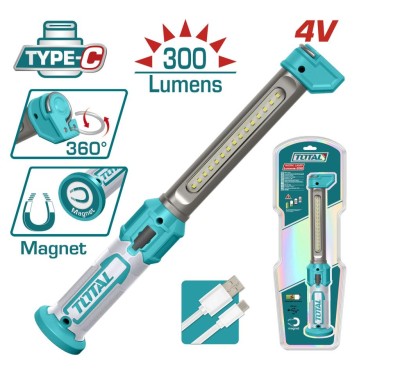 TOTAL  LANTERNA TWLI043006  300LUM 3.5W Total Herramientas Oficial