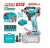 TOTAL  COMBO CHAVE DE IMPACTO 42V  TIWLI42461 Total Herramientas Oficial