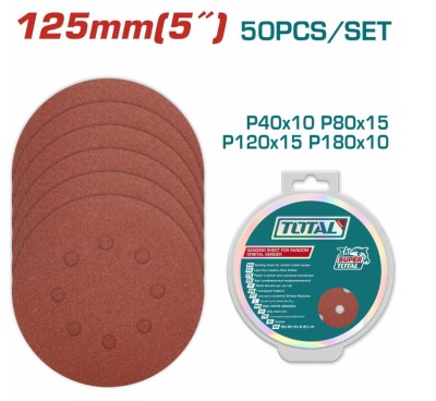 TOTAL  LIXA PARA LIXADEIRA DE DRYWALL  5 125MM  TAC7312511  Total Herramientas Oficial