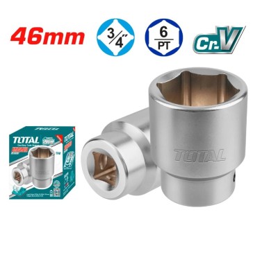 TOTAL SOQUETES HEXAGONAIS 3/4  46MM  THHAST34461 Total Herramientas Oficial