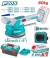 TOTAL KIT DE MÁQUINA VIBRADORA INALÁMBRICA PARA AZULEJOS TTVLI20015 Total Herramientas Oficial