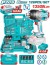 TOTAL  KIT FERAMENTA CHAVE DE IMPACTO  126PCS  THKTHP31262  Total Herramientas Oficial