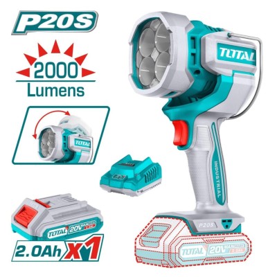 TOTAL LÂMPADA DE TRABALHO 20V 22.5W  TWLI20881  Total Herramientas Oficial