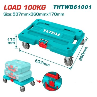 TOTAL CADEIRA DE MECÂNICO 100KG THTWB61001 Total Herramientas Oficial