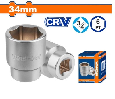 WADFOW SOQUETE HEXAGONAL  3/4 34MM  WSC4534 Total Herramientas Oficial